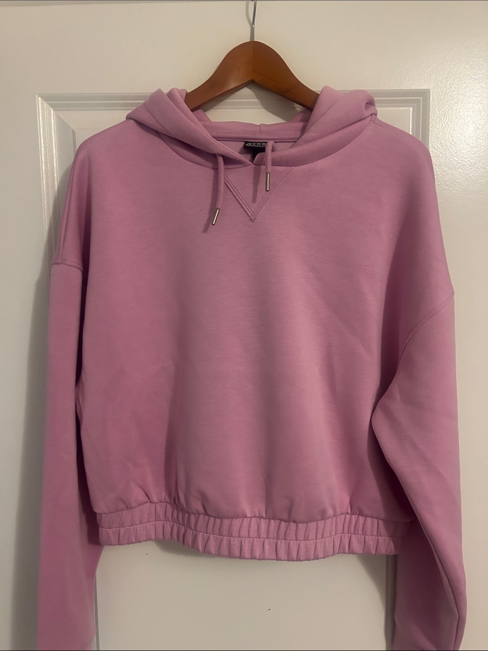Women’s Cropped Lavender Hoodie Sweatshirt